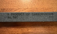 Carborundum Silicon Carbide Fine Rectangular Sharpening Stone 10” No. 58C