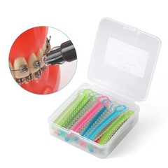 1040pcs/box Dental Orthodontic Ligature Ties Elastic Rubber Bands Dark Light Mix