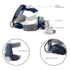 5W LED Wireless ENT Surgical Headlamp Medical Headlight All-in-one with AL Box