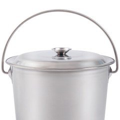 Stainless Steel Milk Pail Bucket with Lid Handle 8.5 Qt Milk Pail Stainless