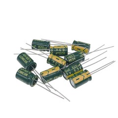 10pcs 6.3v 820uf Capacitor 8x12mm0.31×0.47in High Frequency Aluminum Electroly