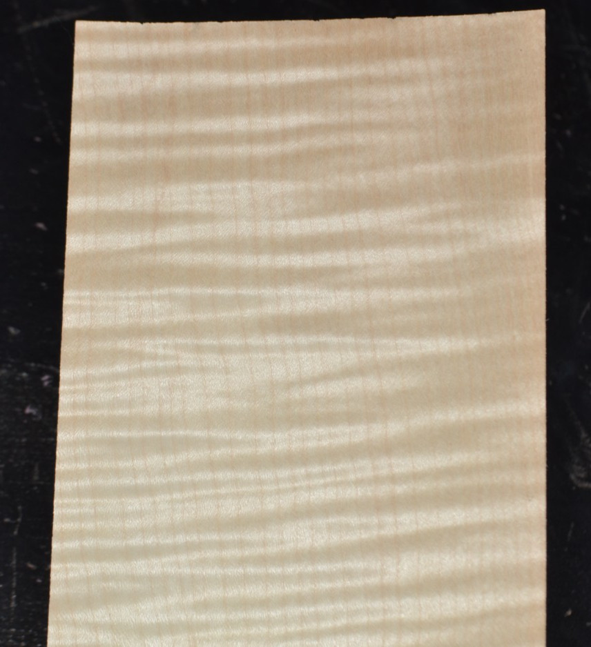 Tiger Maple Raw Wood Veneer Sheet 5 x 45 inches 1/42nd BLEMISHED 35139-62