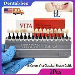 2* VITA Classical Shade Guide A1-D4 16 Colors Dental Teeth Whitening USA
