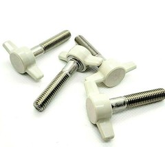 5/16″ Thumb Screw T Bolts Gray Butterfly Clamping Knob Multiple Sizes Stainless