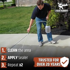 Long-Lasting Water Repellent Sealer for Patios and Driveways – 1 Gallon Acrylic