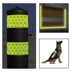 Reflective Tape 2 Inch x 30 Feet DOT-C2 Shining Star Fade Resistant Green