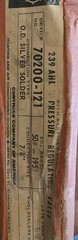 NIB controls company of america 239 AHL 70200-121 7/8 pressure regulating valve