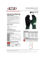 ATG 34-8743/L MaxiFlex Cut – Black Micro-Foam Nitrile Coated Palm And Fingers…