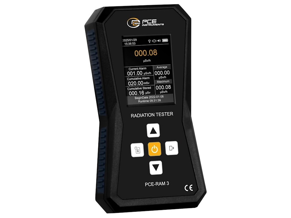 PCE PCE-RAM 3 – Radiation Detector (Gamma, Beta, and X-Rays / Adjustable Alarm