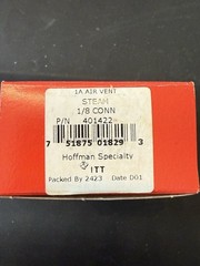 Lot 16 Hoffman Specialty 1A Steam Air Vent Valves 1/8” Mixed NOS Used