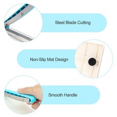 6″ Mini Safe Photo Paper Cutter Portable Nonslip Guillotine Trimmer Journal Card