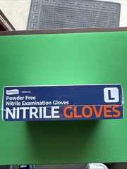 Supmedic Medical Nitrile Exam Gloves Latex-Free Powder-Free Size Large New Box