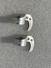 Handy Twine Knife Co. Safety Cutter Finger Ring Fixed Blade Size 9 Lot of 2