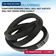 27001006 WP27001006 Washer Drive Belt for Whirpool Amana Maytag Washing Machine