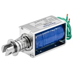 DC12V Electromagnet Solenoid 60N Push Pull Type 20mm Stroke Open Frame Linear Mo