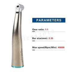 Dental 1:1/ 45° 1:4.2 /1:5/20:1 LED Fiber Optic Contra Angle/ Straight Handpiece