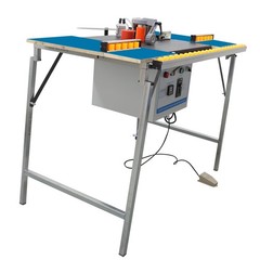 Used! Electric Automatic Curved Straight Edge Banding Machine with Platform 110V