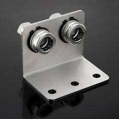Hydraulic Quick Release Coupling Double Bracket Female 1/2” Body x 1/2” NPT