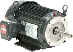 Nidec / US Motors Electric Motor | 3 HP 1800 RPM 208V Three Phase TEFC | UJ3E2DP