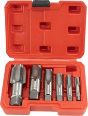HFS(R) NPT Pipe Tap Set Machine Screw Metric Tap Die Bit 1″,3/4″1/2″3/8″1/4″1/8″