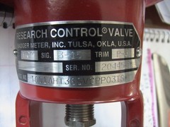 NEW Badger Meter HP-30 30,000 PSI Air-To-Close Valve TLDA Positioner