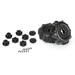 Pro-Line Racing Dumont Paddle Sc 2.2/3.0 Mtd Raid Blk F/R Pro1018510 Rc Tire