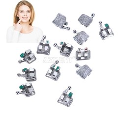 Brackets De Ortodoncia Dental Monoblock MIM Mini Roth.022 Con Ganchos 345 AZDENT