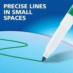 EXPO Dry Erase Markers Low Odor Ink Black, Fine Tip Vibrant Ink – 36 Count