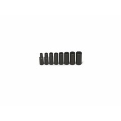 Wright Tool 314 3/8″ Drive 8 Piece Deep Impact Socket Set 6-Point On Clip Rail