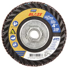 Norton Abrasives 66254400257 Flap Disc, 4 1/2 In X 40 Grit, 5/8-11
