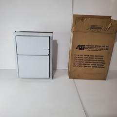 ASI 10-0472 Partition Mounted Dual Access Sanitary Napkin Disposal Stainless