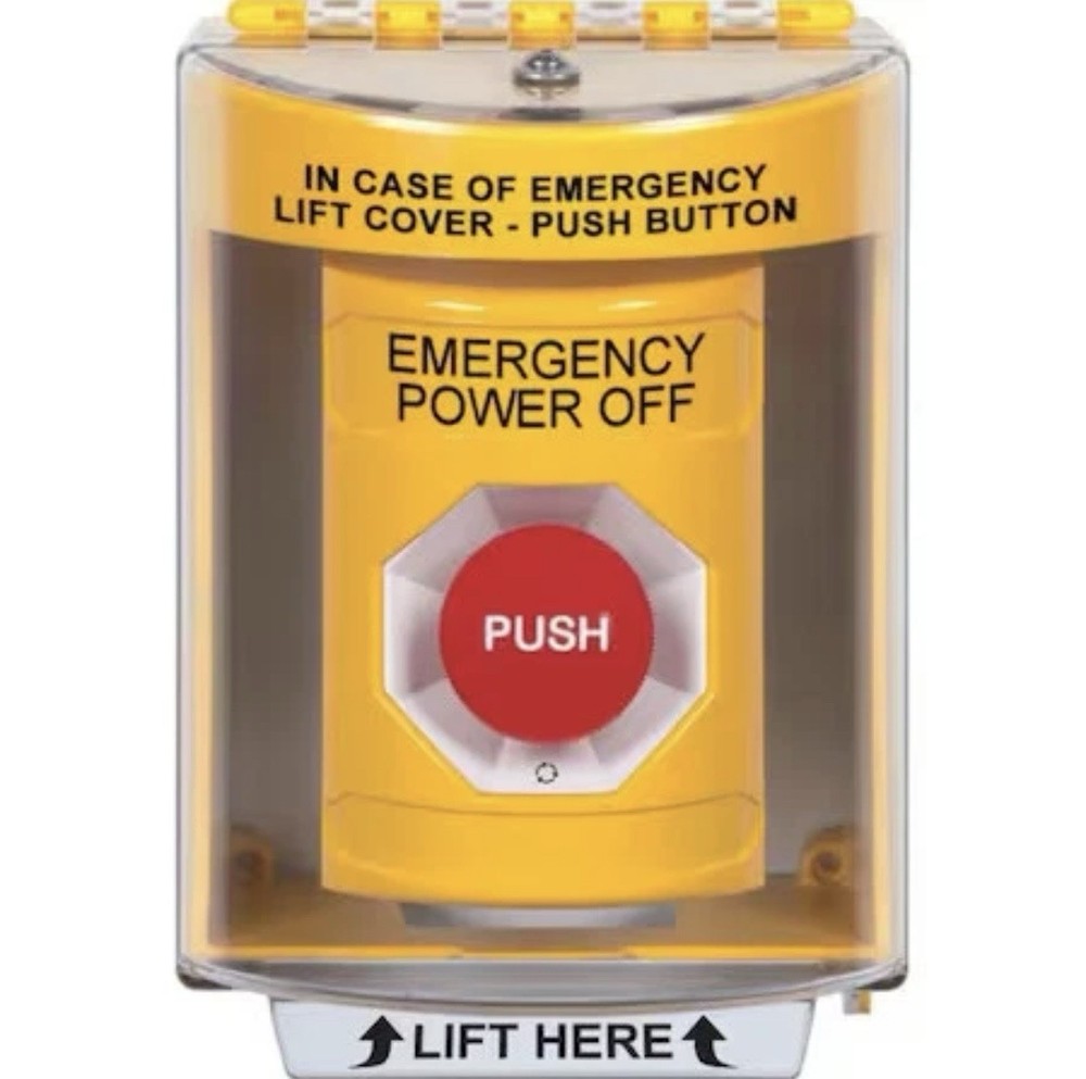 Safety Technology International SS2231PO-EN Emergency Power Off Push. SEALED BOX