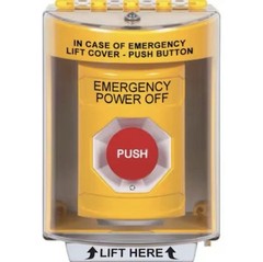 Safety Technology International SS2231PO-EN Emergency Power Off Push. SEALED BOX