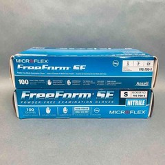 Microflex FreeForm SE Nitrile Gloves Small 2 Boxes of 100 Gloves Each