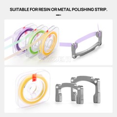 Dental Abrasive Strips Polyester Polishing Strip Coarse/Medium/Fine/Holder