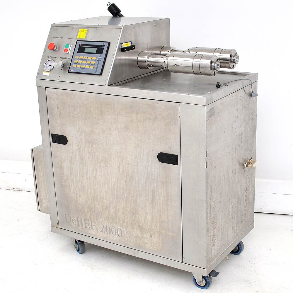 Bee DeBee 2000 High Pressure Pilot Plant Homogenizer 30,000 PSI 1L/min Hydraulic