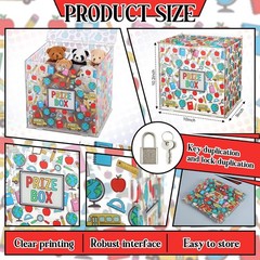 Treasure Chest Box for Classroom Decorations Acrylic Prize Container…