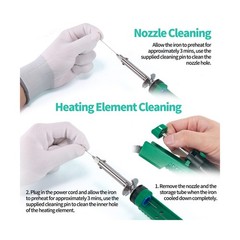 YIHUA 929D-V Electric Desoldering Soldering Iron Solder Sucker Desoldering Pu…