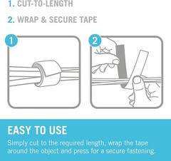 VELCRO® Brand Hook and loop ONE-WRAP® double sided Strap for Cable Tidy