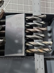 New 16 Pc. Huot LARGE Drill Bit Index 33/64″ – 3/4″ by 64ths. In Metal Case!