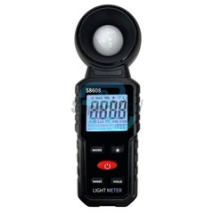 S8608 LCD Light Meter Digital Illuminance Meter Luxmeter Photometer 200000Lux-