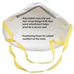 3M 8210 N95 Disposable Particulate Respiratory Protection Mask NIOSH MADE IN USA