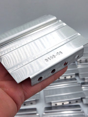 *LOT of 8* Lista Aluminum Cabinet Drawer Dividers 3″ x 3-7/8″ D100-06 Stanley
