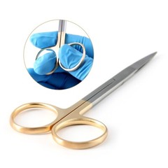 Surgical Medical Straight & Curved Scissors 4.5” Sharp/Sharp Instrument
