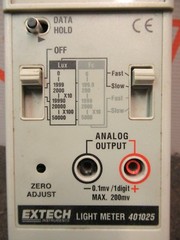Extech 401025 Digital Lux Light Meter Foot Candle Manual Adjustment Fast Slow