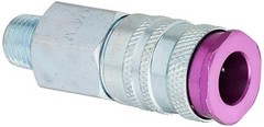 Milton 765VC ColorFit HIGHFLOWPRO Air Couplers V-Style – 1/4″ NPT Male, EACH