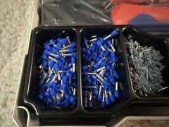 KNIPEX End Sleeve Crimp Assortment Set PreciForce Crimping Pliers Red/Blue