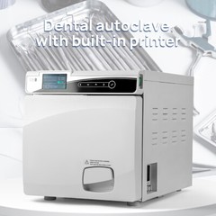 22L Class B Dental Autoclave Vacuum Drying Steam Sterilizer Built-in Printer