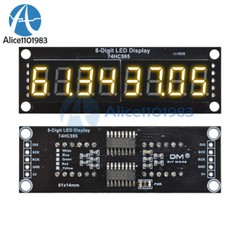Digital 0.36″ inch 7-Segment 8-Digit LED Display 74HC595 Tube Module 5 Colors