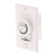 NSi 701B 24 Hour Mechanical in-Wall Time Switch, 20 Amps, White